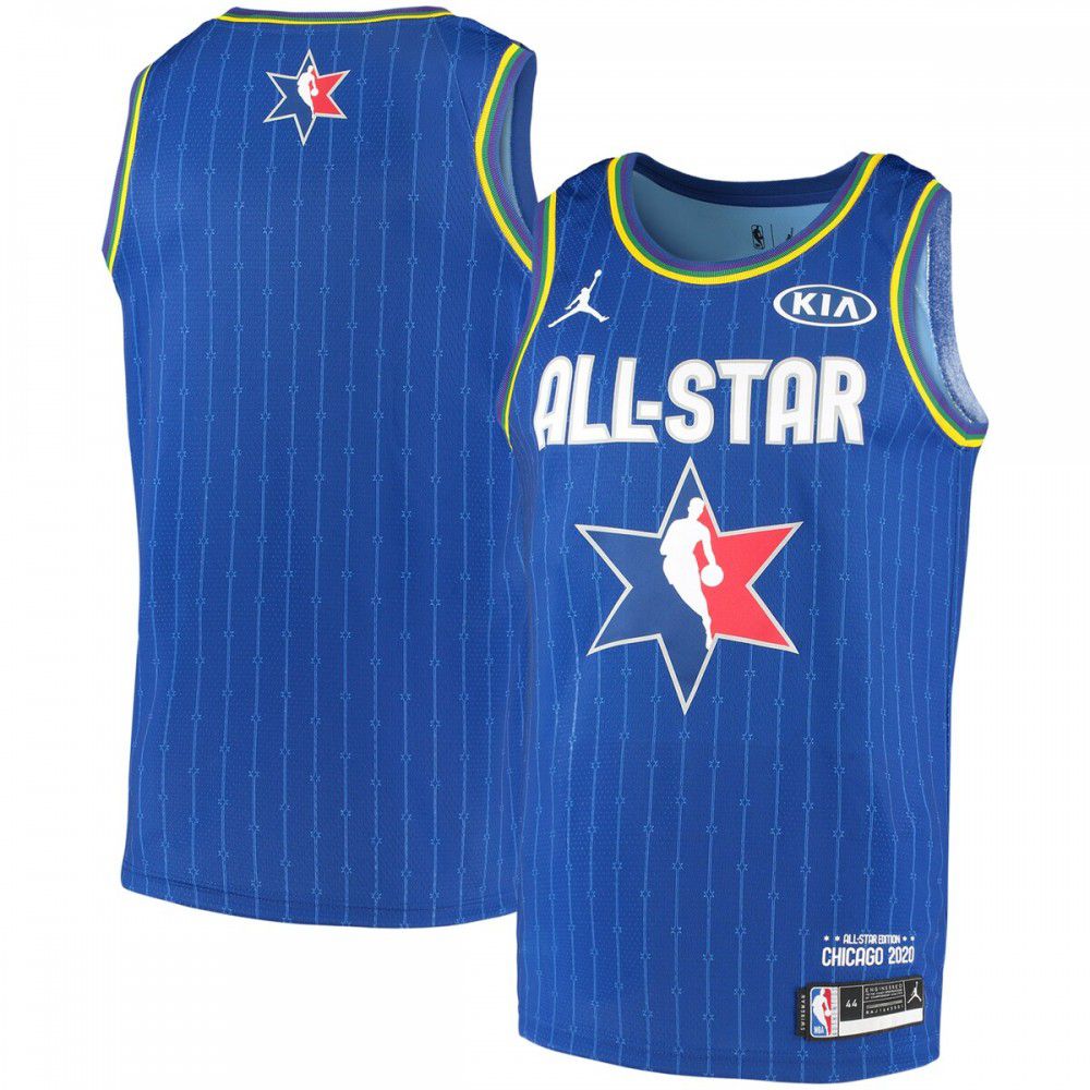 NBA 2020 All-Star Game Swingman Blank Jersey - Blue-Pro Kit Vault | Brand New 26/27 Sports Jerseys